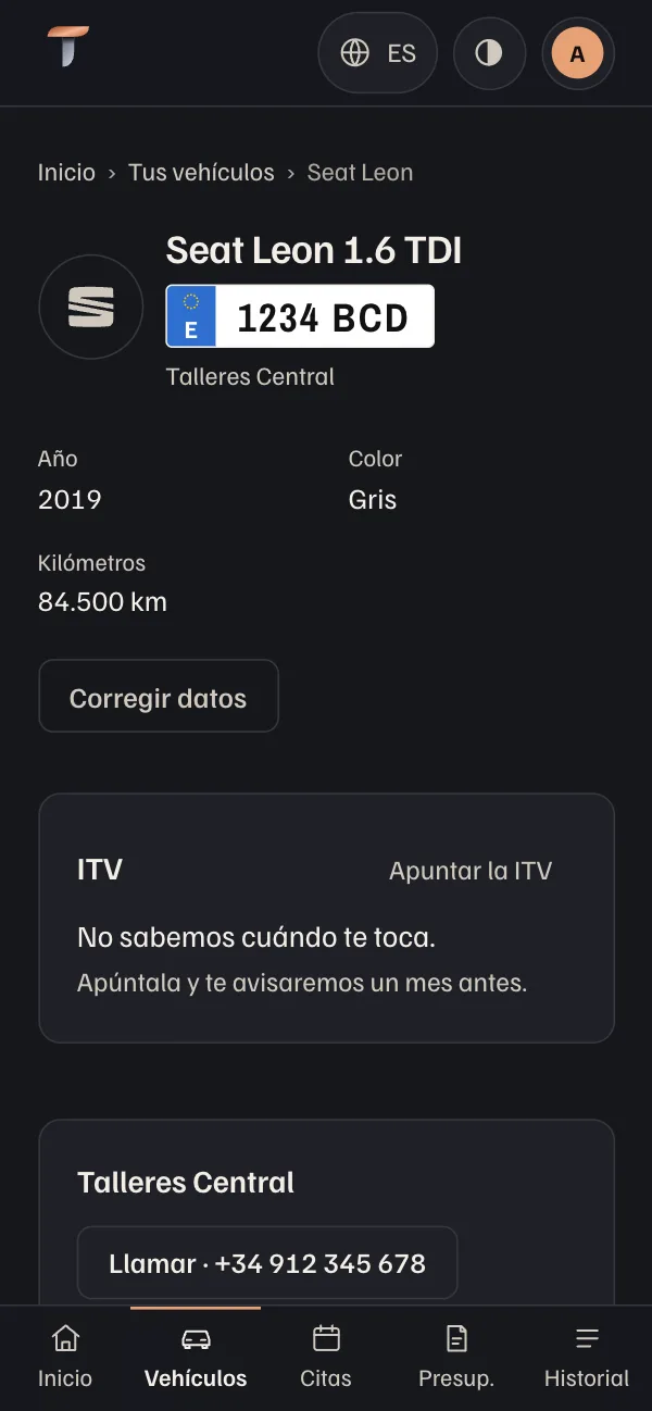 Así se ve en Torqua: Sus coches, con fotos y ficha